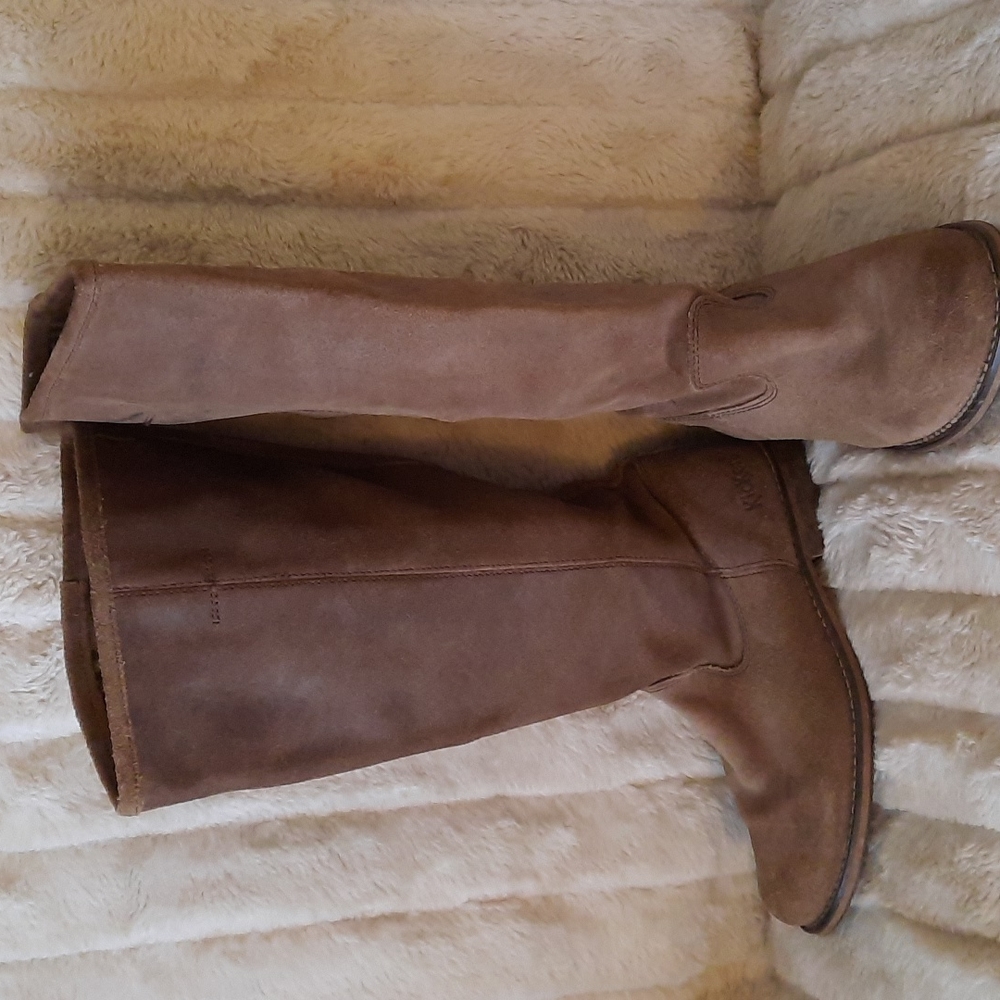 Kickers leather knee high boots